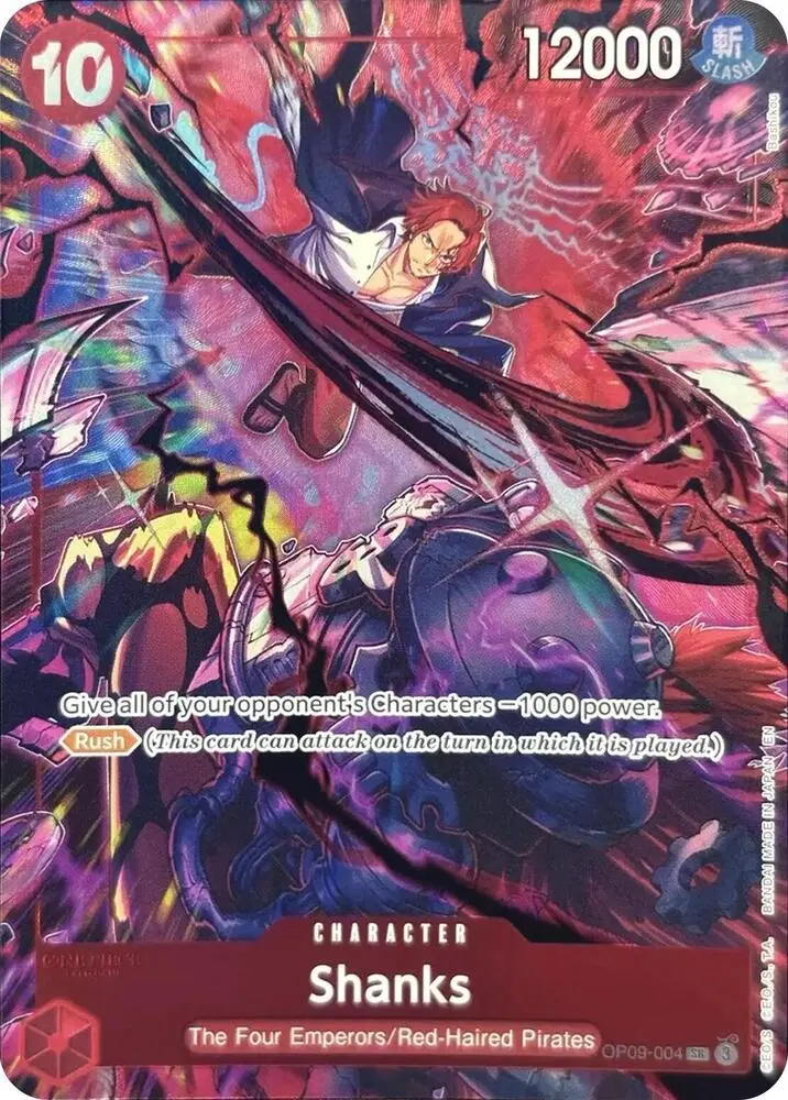 Shanks (English Version 2nd Anniversary Set), One Piece Promotion Cards OP09-004