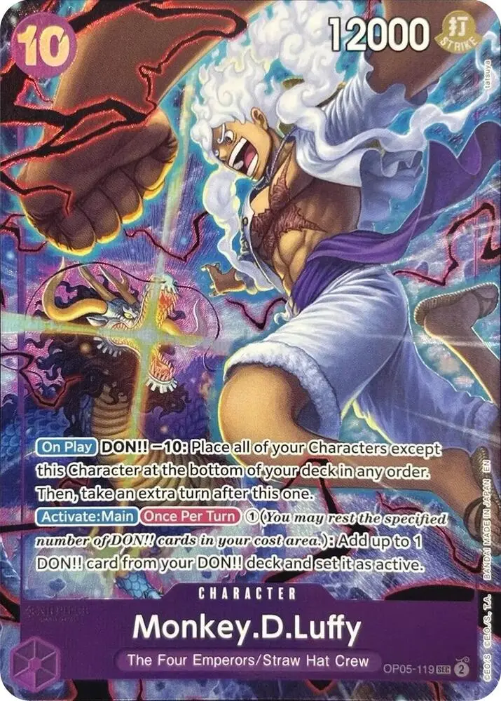 Monkey.D.Luffy (English Version 2nd Anniversary Set), One Piece Promotion Cards OP05-119
