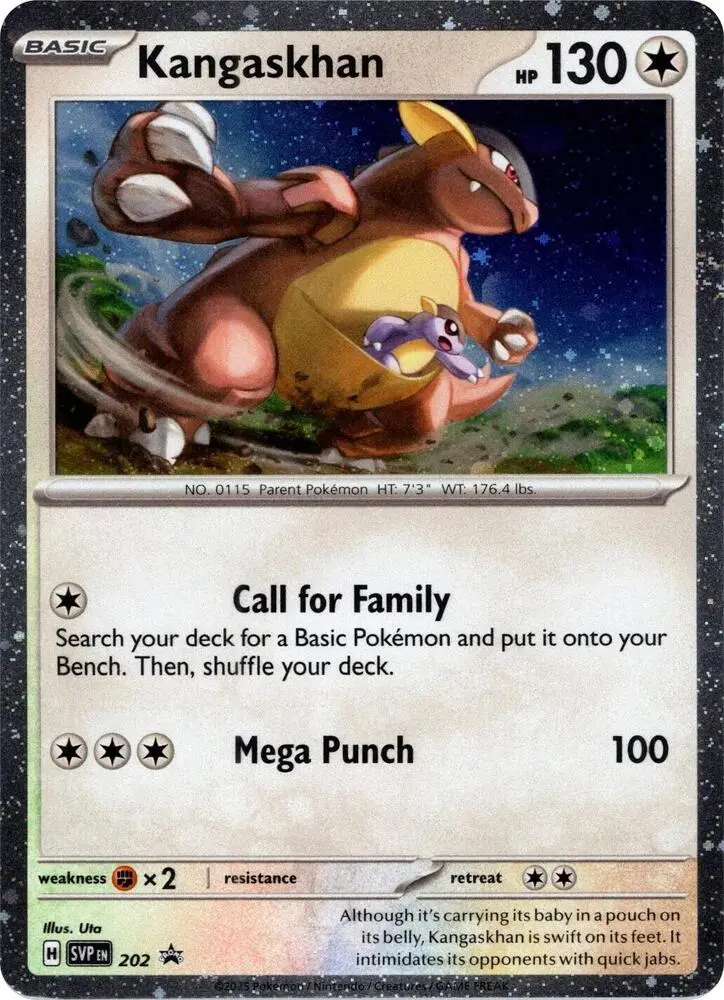 Kangaskhan, SVP Black Star Promos 202/225