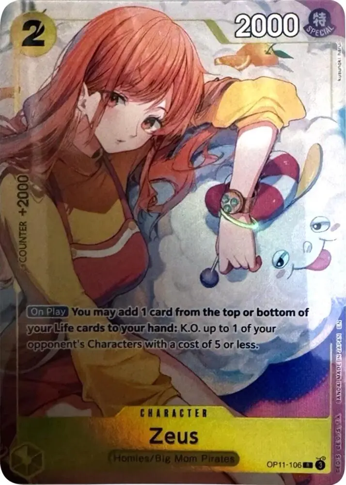 Zeus (Official Playmat -Bandai Card Games Fest 24-25 Edition-), One Piece Promotion Cards OP11-106