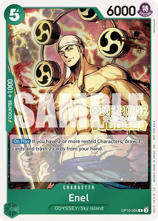 Enel (Judge Pack Vol. 6), One Piece Promotion Cards OP10-025