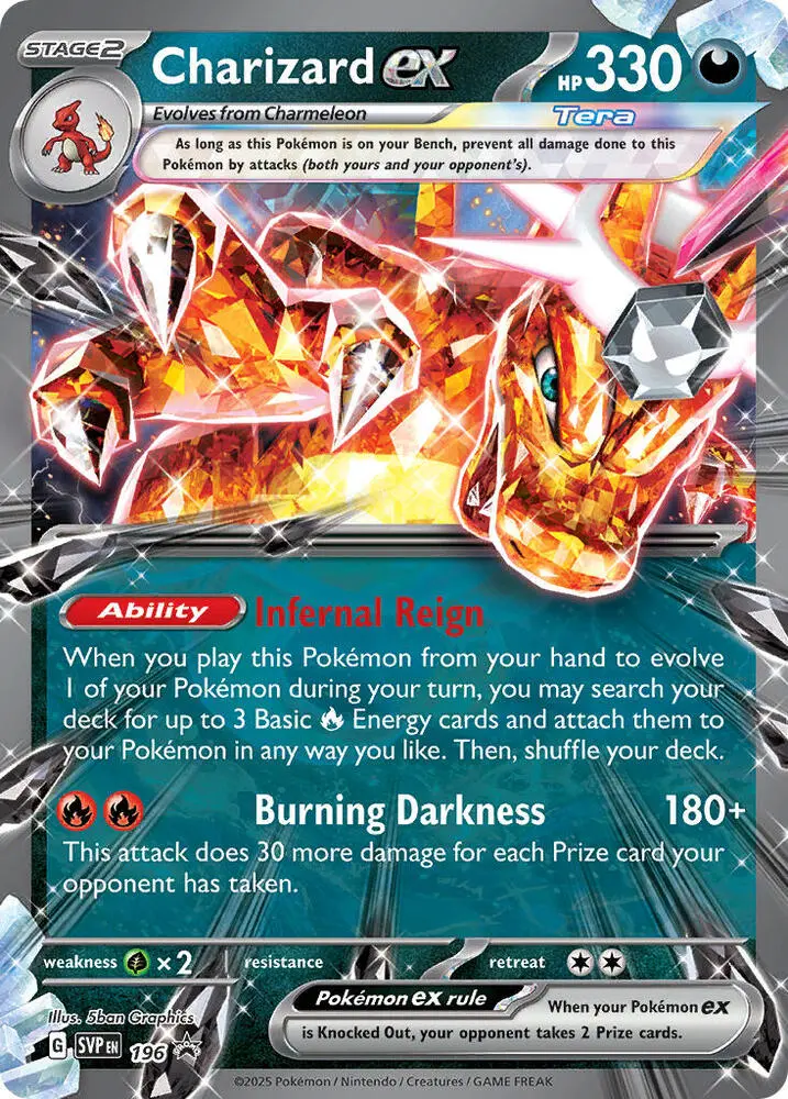 Charizard ex, SVP Black Star Promos 196/225