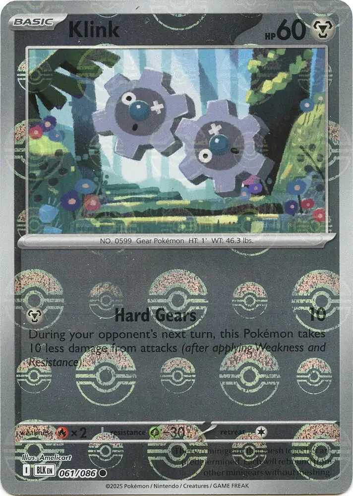 Klink (Master Ball Pattern), Black Bolt 061/086