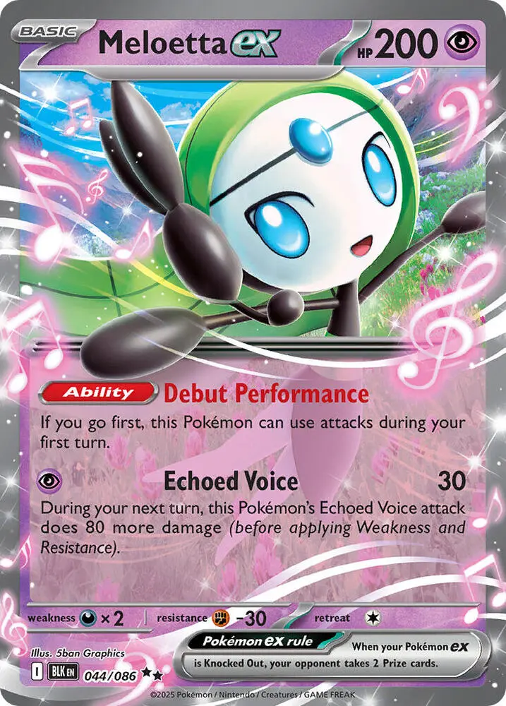 Meloetta ex, Black Bolt 044/86