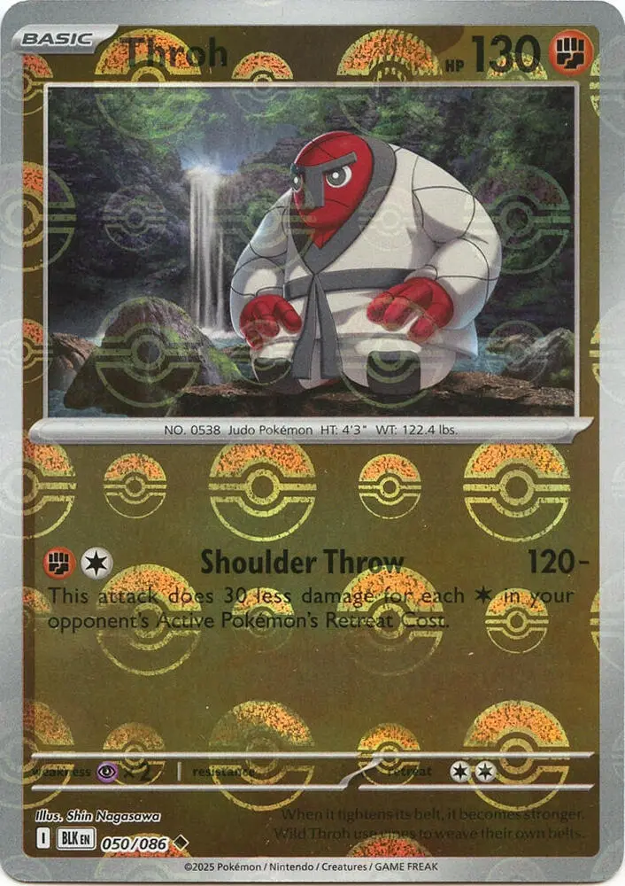 Throh (Master Ball Pattern), Black Bolt 050/086