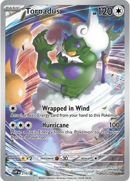 Tornadus, SVP Black Star Promos 210/225