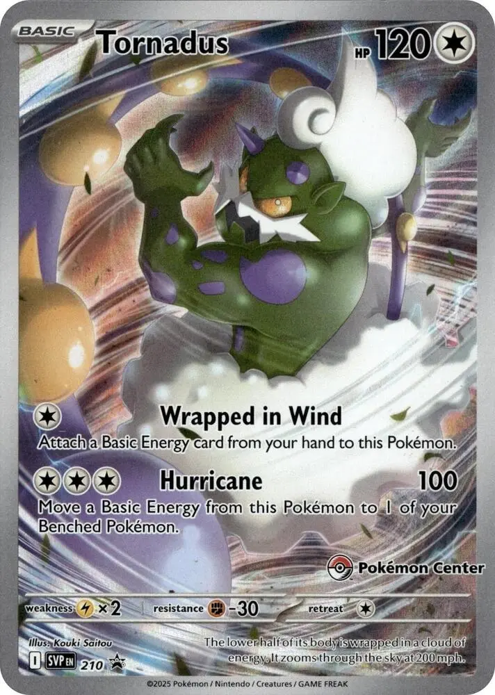 Tornadus, SVP Black Star Promos 210