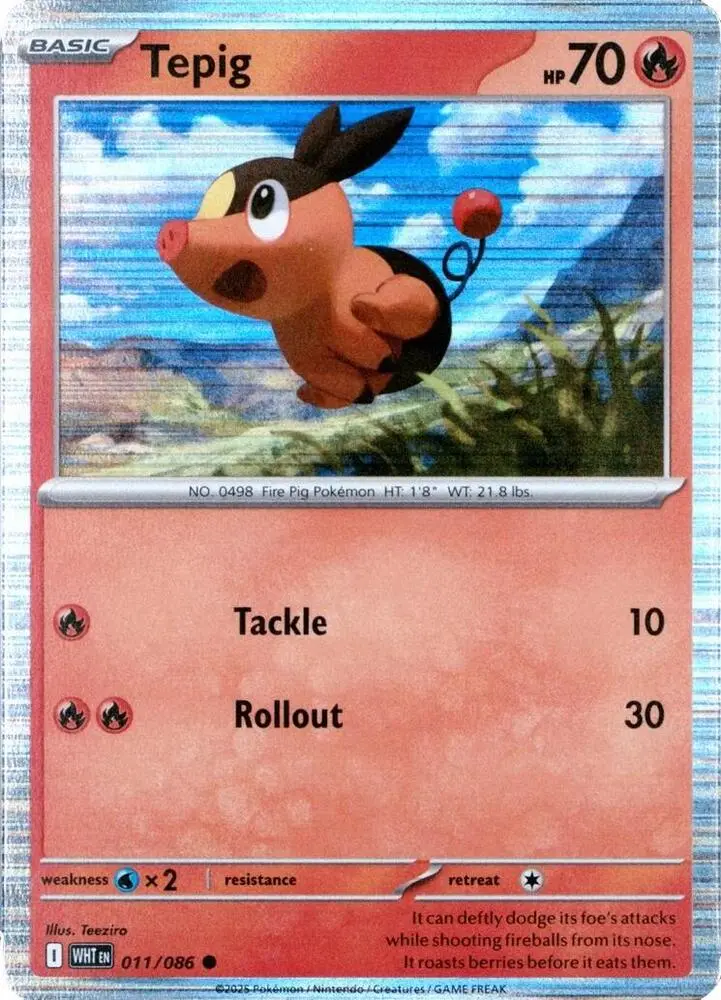 Tepig, Miscellaneous Cards & Products 023/163