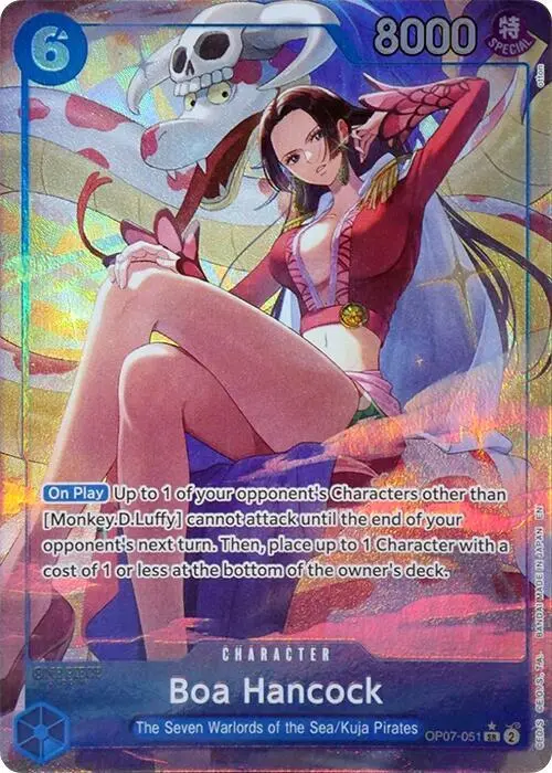 Boa Hancock (Seven Warlords of the Sea Binder Set Alt Art), One Piece Promotion Cards OP07-051