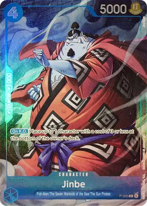 Jinbe (Seven Warlords of the Sea Binder Set), One Piece Promotion Cards P-030