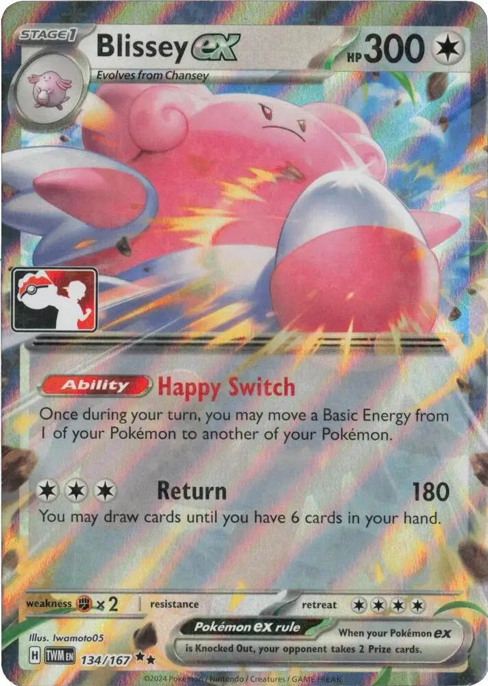 Blissey ex, Prize Pack Series Cards 134/167