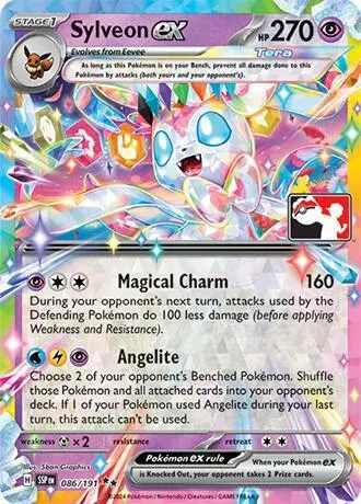 Sylveon ex, Prize Pack Series Cards 086/191