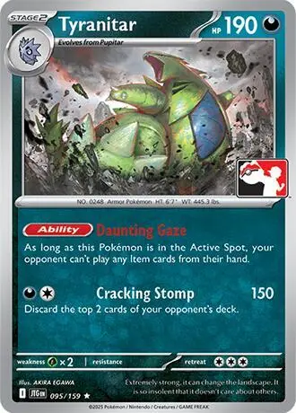 Tyranitar, Prize Pack Series Cards 095/159