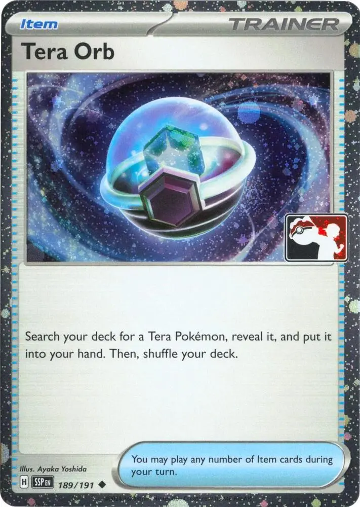 Tera Orb, Prize Pack Series Cards 189/191