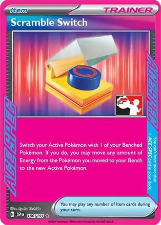 Scramble Switch, Prize Pack Series Cards 186/191