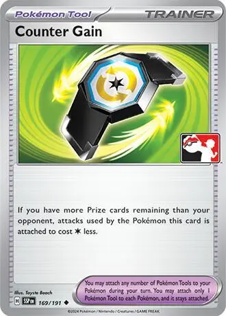 Counter Gain, Prize Pack Series Cards 169/191