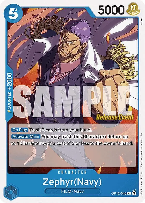 Zephyr (Navy), Legacy of the Master Release Event Cards OP12-046