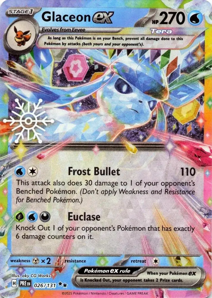 Glaceon ex, Miscellaneous Cards & Products 026/131