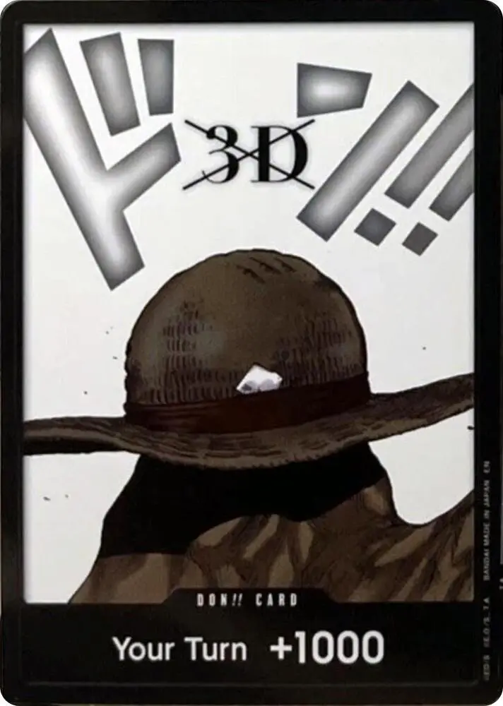 DON!! Card (3D Double Pack Set Vol. 8), Legacy of the Master DON!!