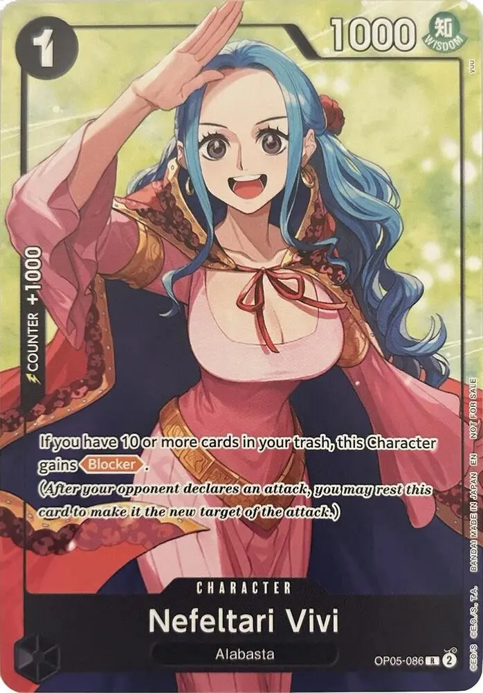 Nefeltari Vivi (Welcome Pack Vol. 2), One Piece Promotion Cards OP05-086