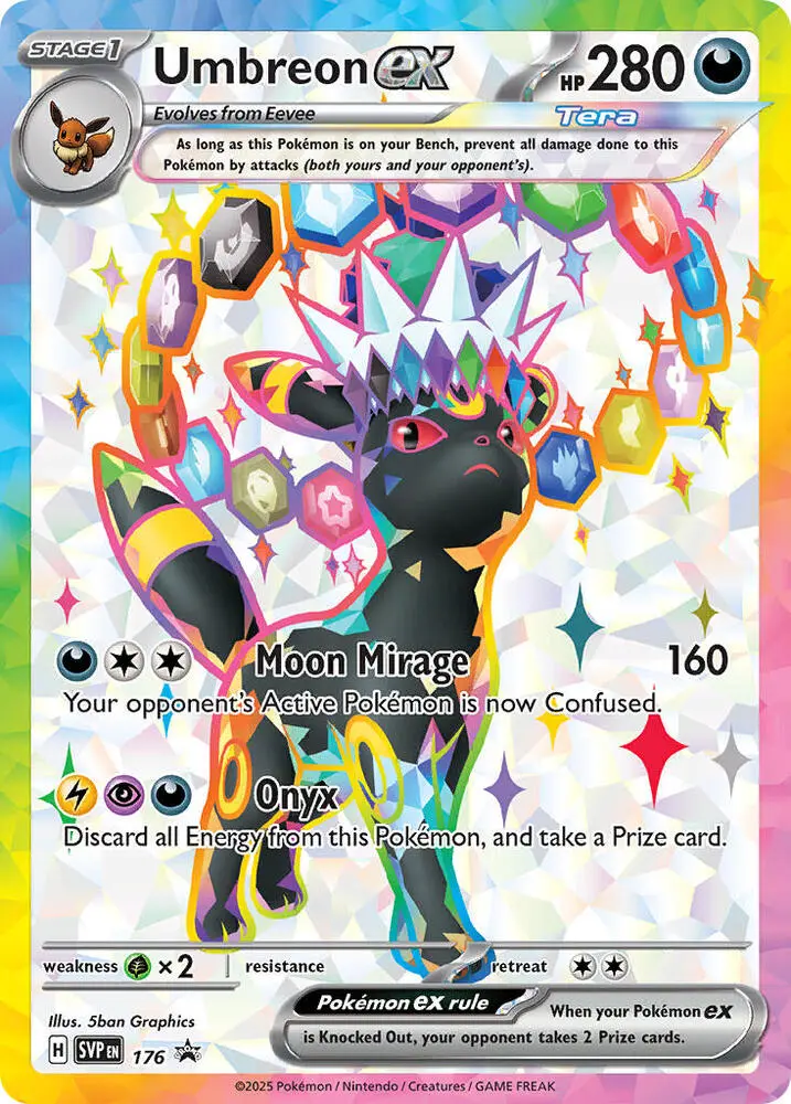 Umbreon ex, SVP Black Star Promos 176/225