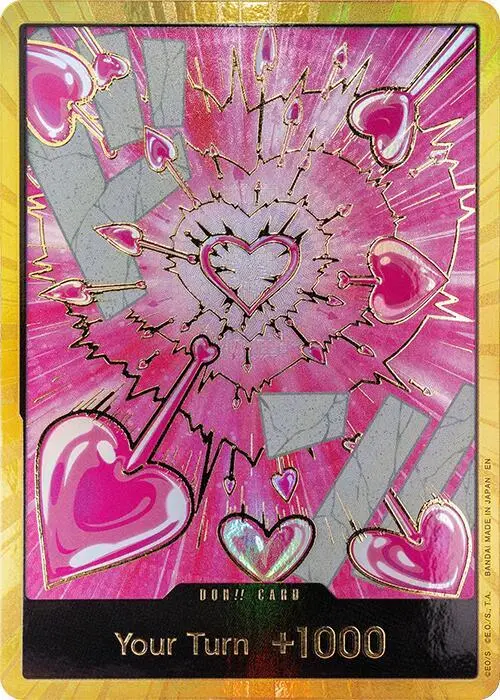 DON!! Card (Boa Hancock Gold), Premium Booster -The Best- Vol. 2 DON!!