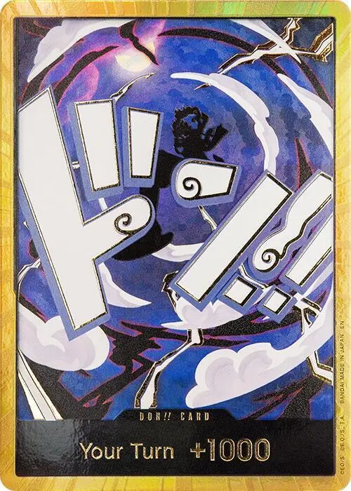 DON!! Card (GEAR5 Luffy Gold), Premium Booster -The Best- Vol. 2 DON!!