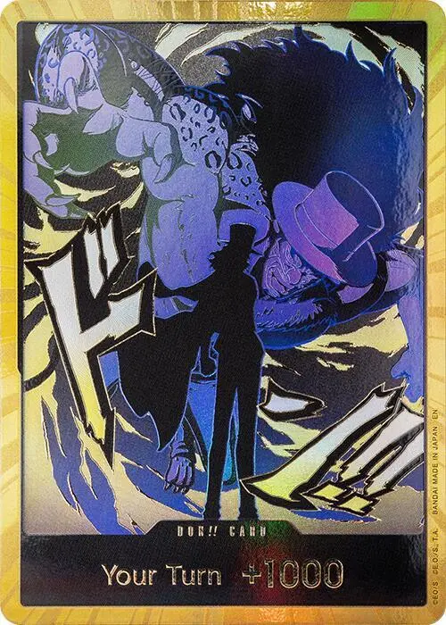 DON!! Card (Rob Lucci Gold), Premium Booster -The Best- Vol. 2 DON!!