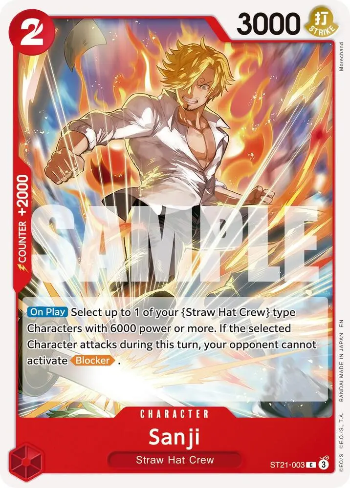 Sanji (Reprint), Premium Booster -The Best- Vol. 2 ST21-003