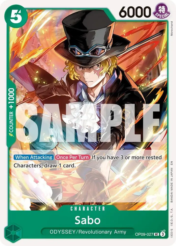 Sabo (Reprint), Premium Booster -The Best- Vol. 2 OP09-027