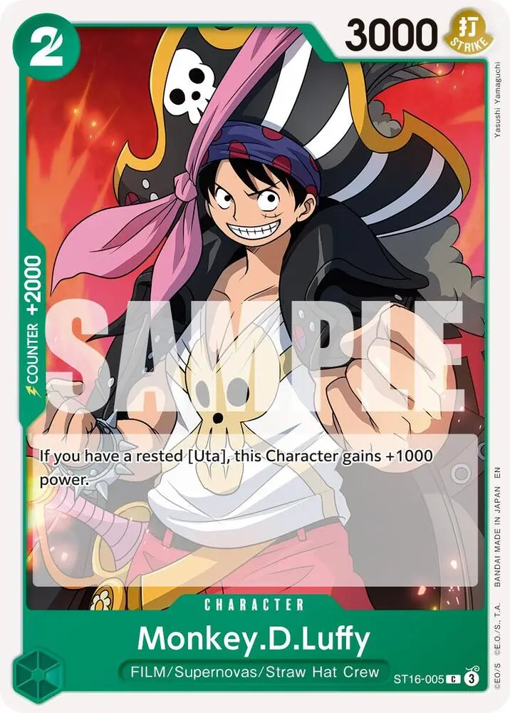 Monkey.D.Luffy (Reprint), Premium Booster -The Best- Vol. 2 ST16-005