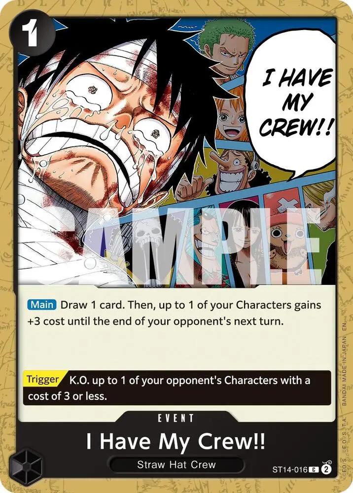 I Have My Crew!! (Reprint), Premium Booster -The Best- Vol. 2 ST14-016