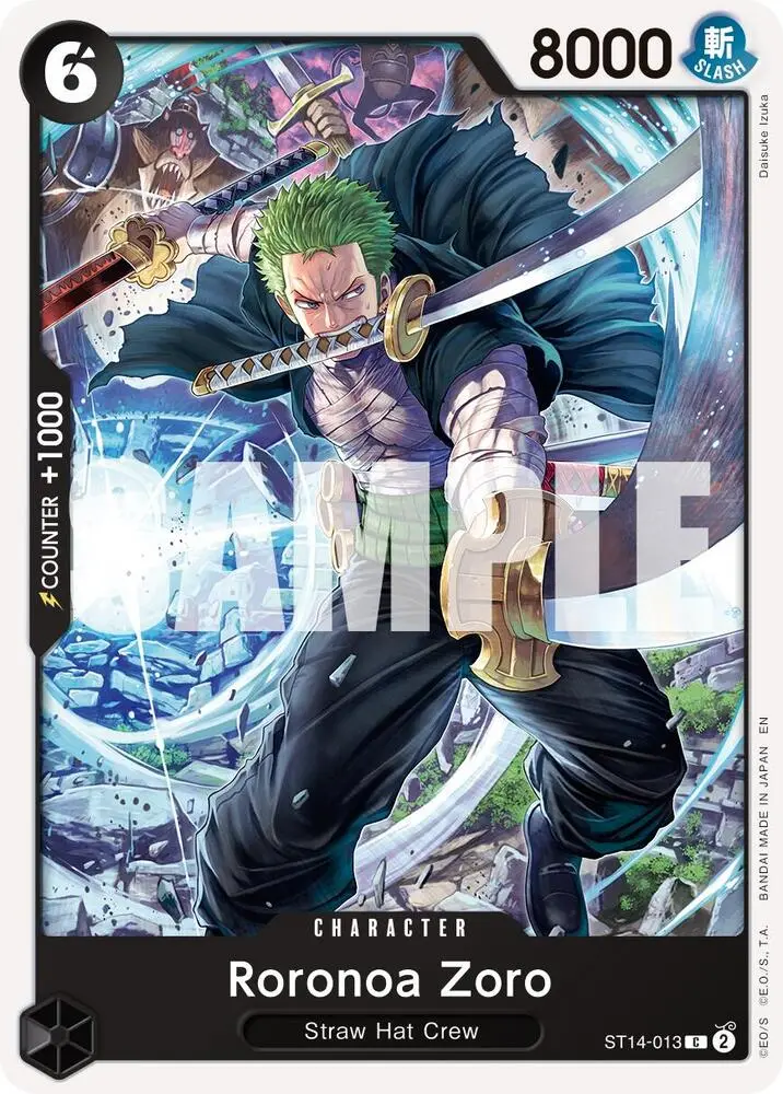 Roronoa Zoro (Reprint), Premium Booster -The Best- Vol. 2 ST14-013