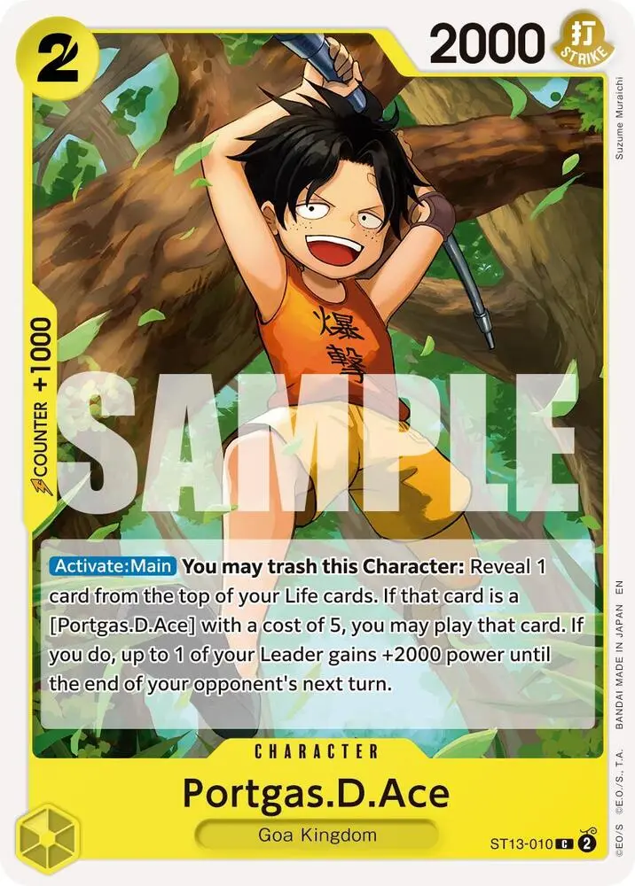 Portgas.D.Ace (Reprint), Premium Booster -The Best- Vol. 2 ST13-010