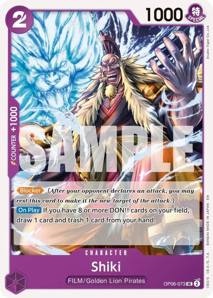 Shiki (Reprint), Premium Booster -The Best- Vol. 2 OP06-073