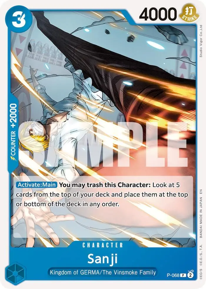 Sanji (Reprint), Premium Booster -The Best- Vol. 2 P-068