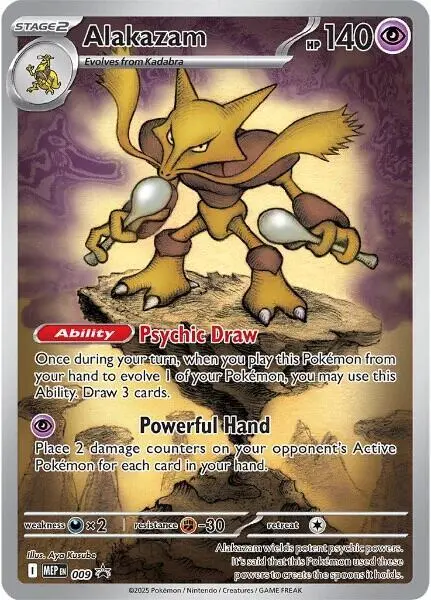 Alakazam, MEP Black Star Promos 009