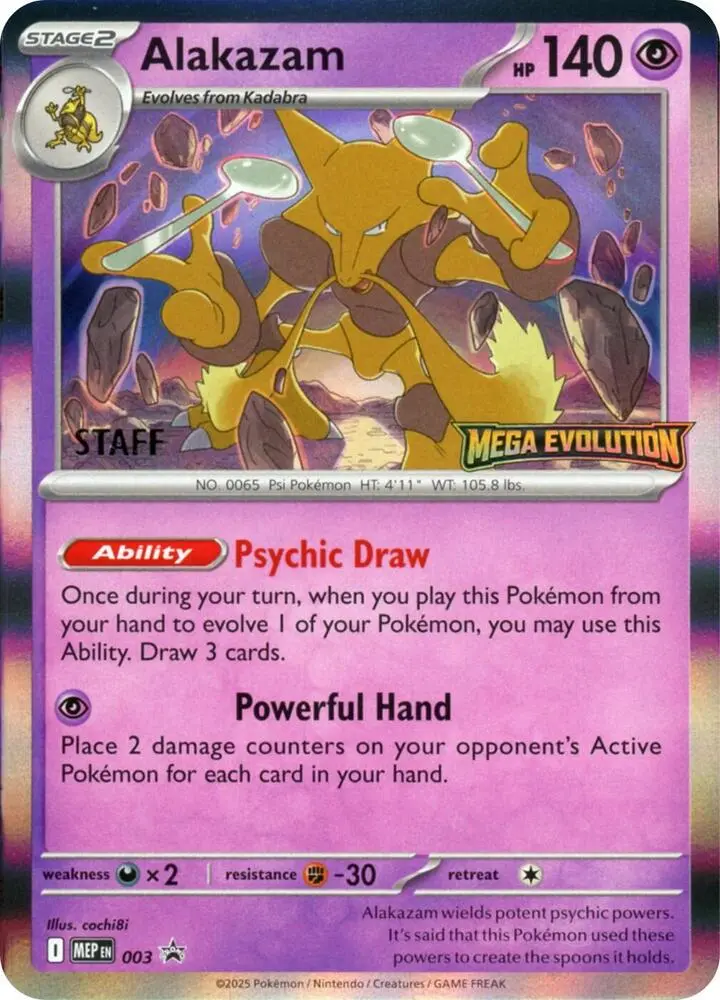 Alakazam, MEP Black Star Promos 009