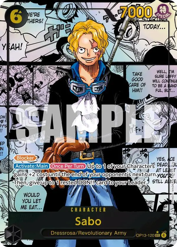 Sabo (Super Alternate Art), Carrying On His Will OP13-120