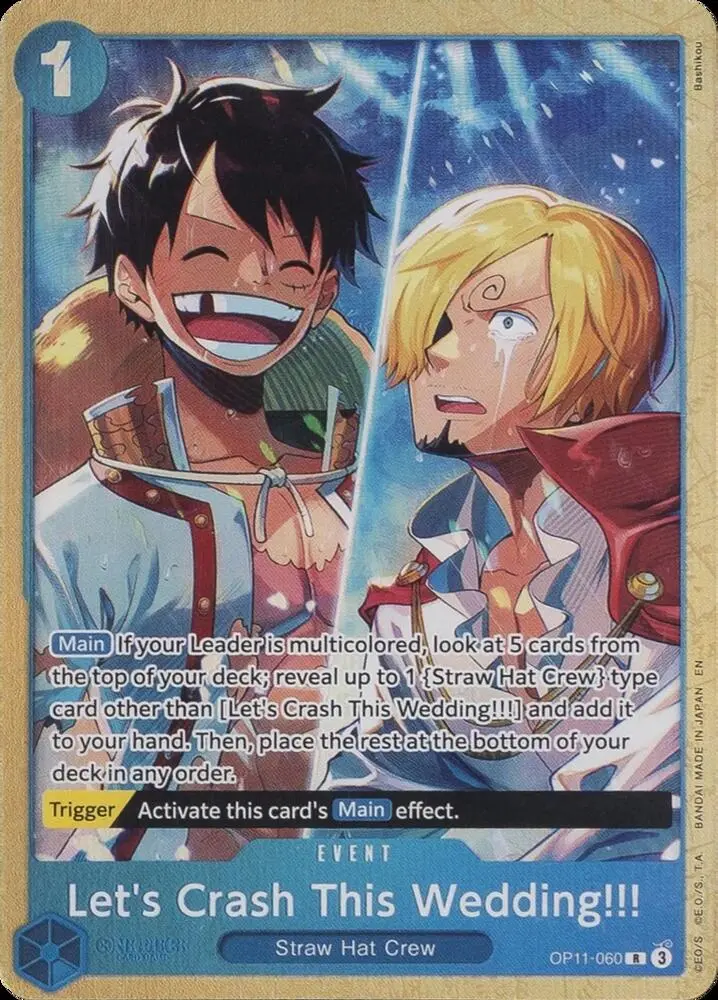 Let's Crash This Wedding!!! (Premium Card Collection -Best Selection Vol. 5-), One Piece Promotion Cards OP11-060