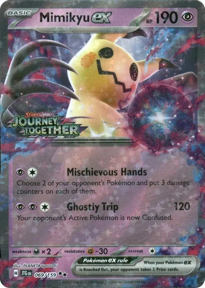 Mimikyu ex (Journey Together Stamped), Miscellaneous Cards & Products 069/159