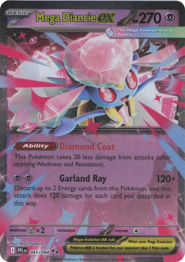 Mega Diancie ex, Phantasmal Flames 041/94