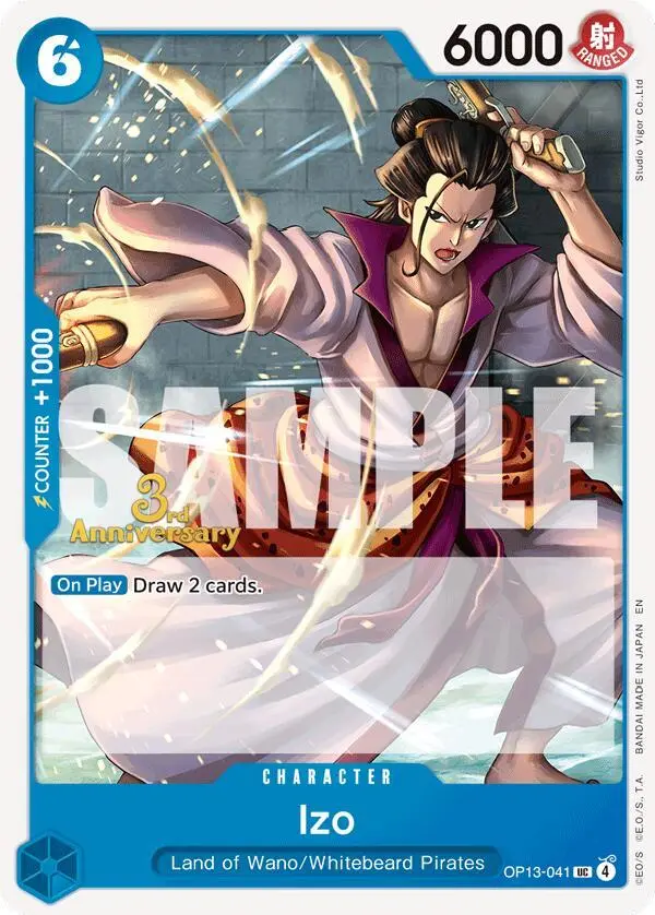 Izo, Carrying On His Will: 3rd Anniversary Tournament Cards OP13-041
