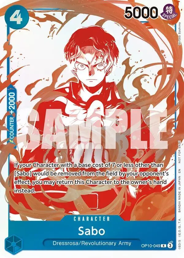 Sabo (3rd Anniversary Treasure Campaign Pack), One Piece Promotion Cards OP10-049