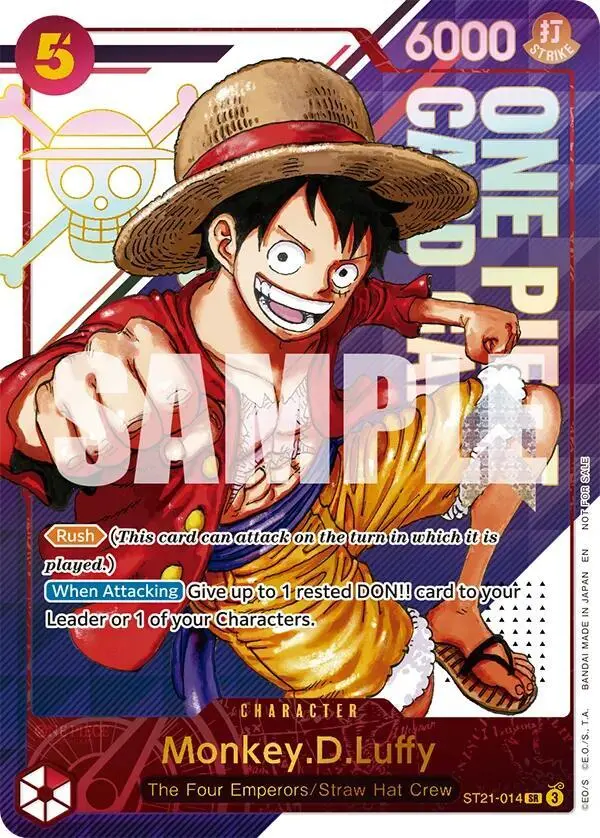 Monkey.D.Luffy (3rd Anniversary Treasure Campaign Pack), One Piece Promotion Cards ST21-014