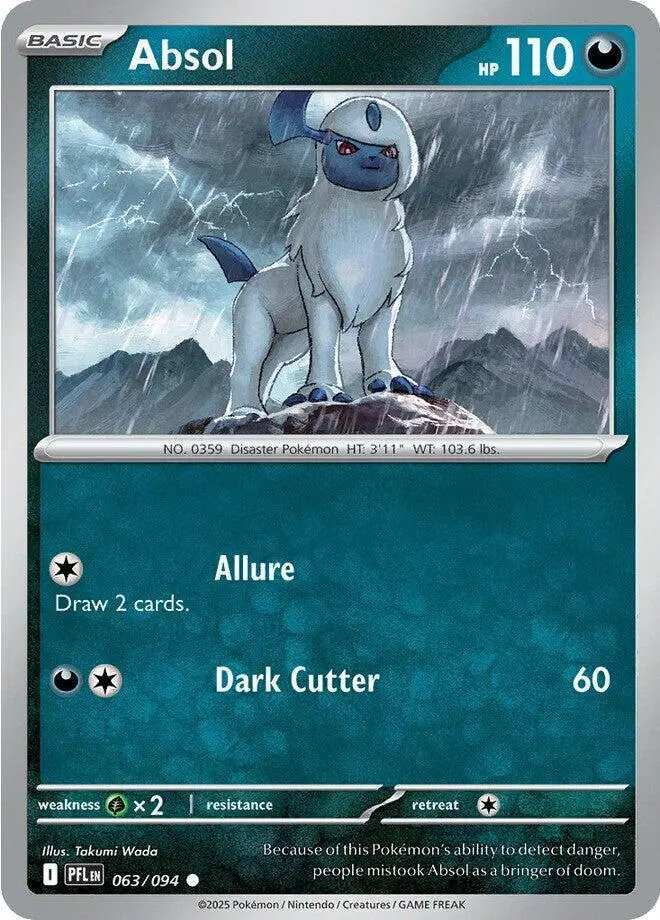 Absol, Phantasmal Flames 063/94
