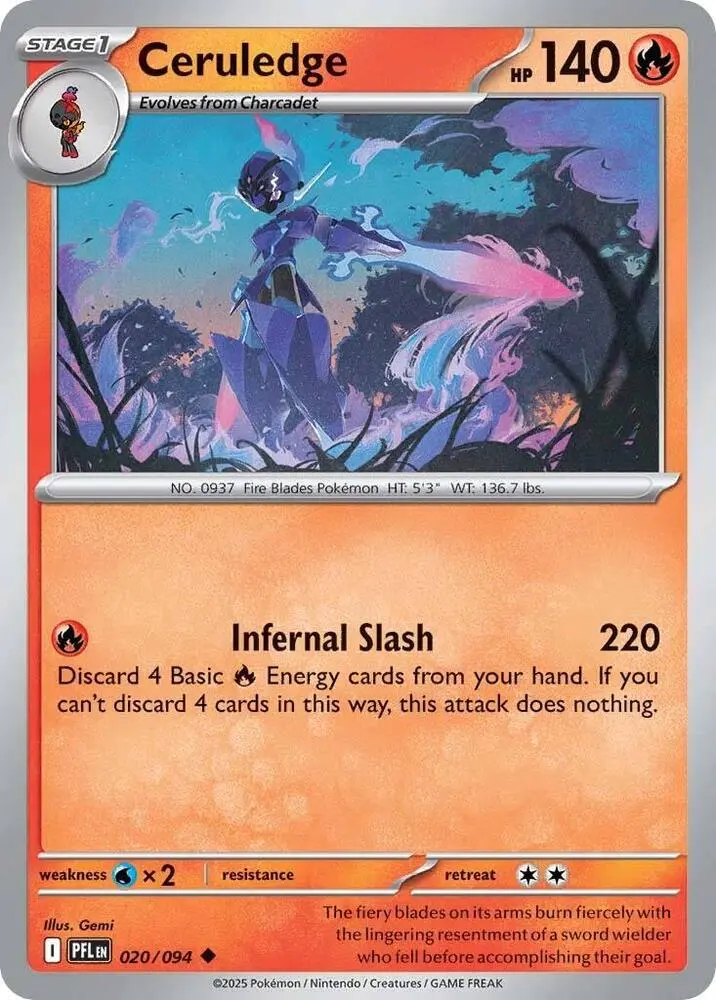 Ceruledge, Phantasmal Flames 020/94