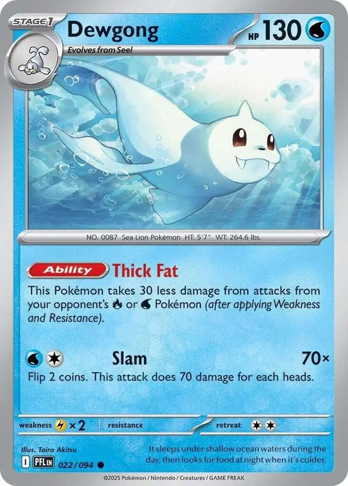 Dewgong, Phantasmal Flames 022/94