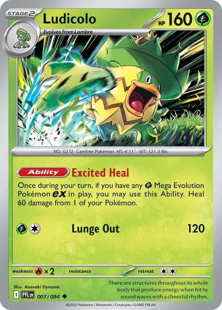 Ludicolo, Phantasmal Flames 007/94