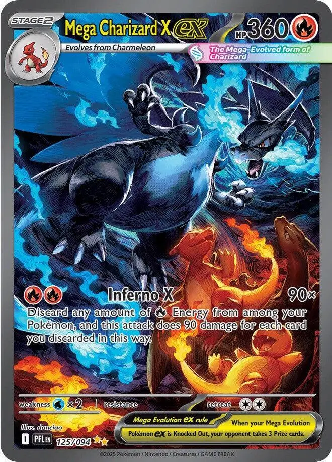 Mega Charizard X ex, Phantasmal Flames 125/94